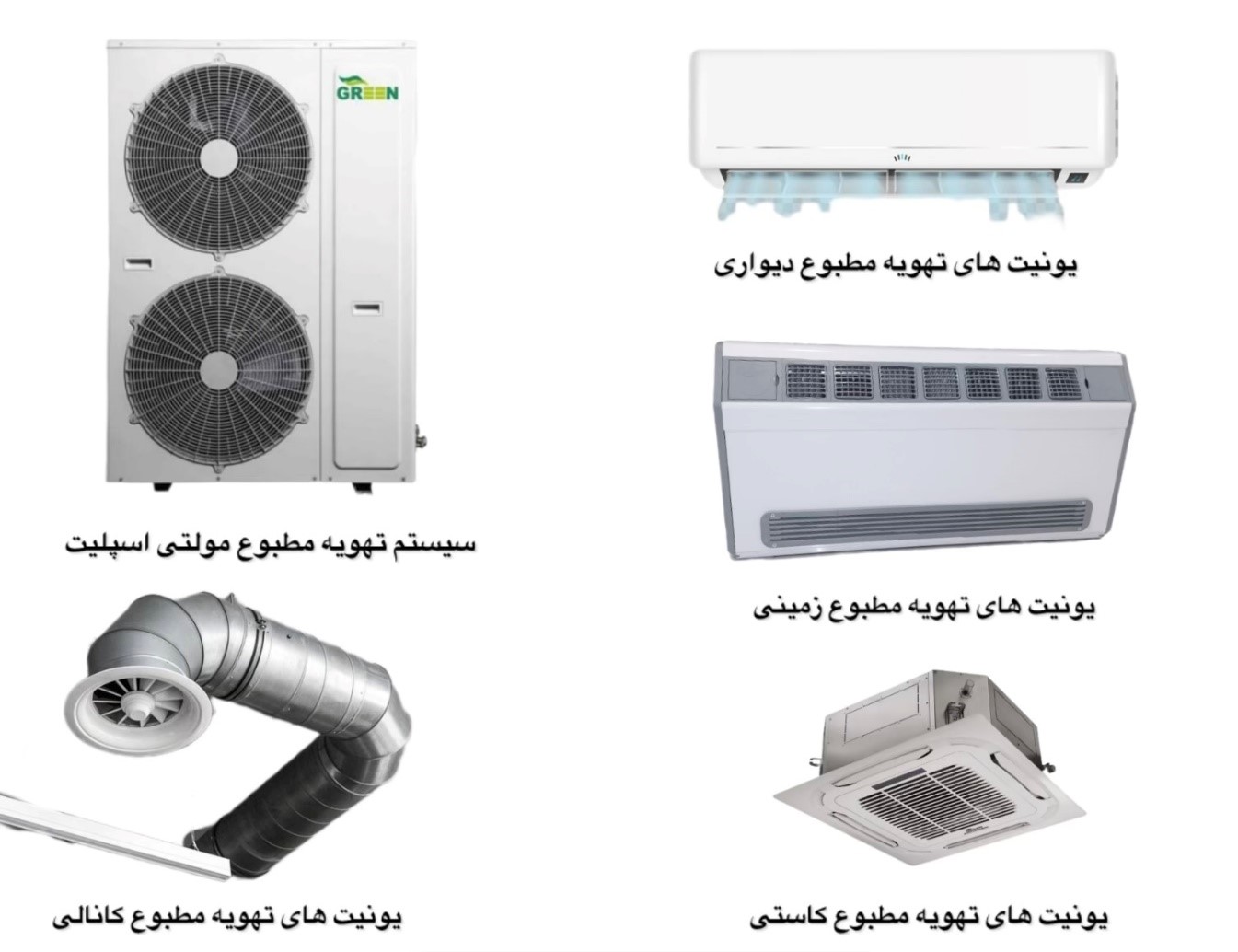 سرمایش و گرمایش سالن های صنعتی (4)